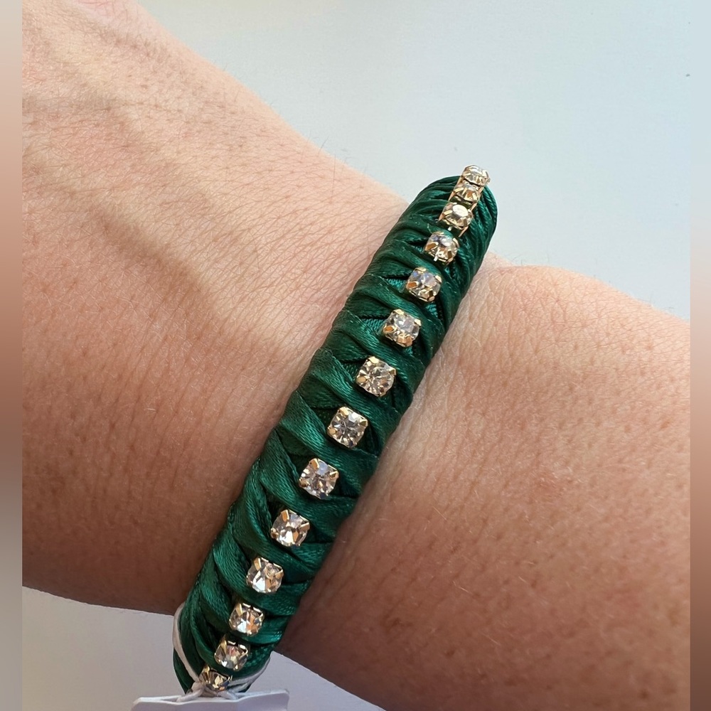 NWT J. Crew Ribbon-Wrapped Cuff Bracelet